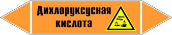 Маркировка трубопровода "дихлоруксусная кислота" (k15, пленка, 126х26 мм)" - Маркировка трубопроводов - Маркировки трубопроводов "КИСЛОТА" - магазин "Охрана труда и Техника безопасности"